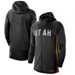 nike veste zipper hoodie nba utah jazz blackwhite new earned edition